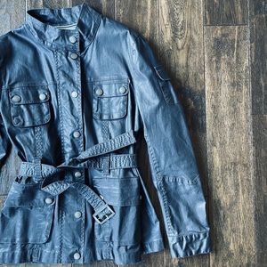 Sperry Topsider Navy Leather Jacket 🤩